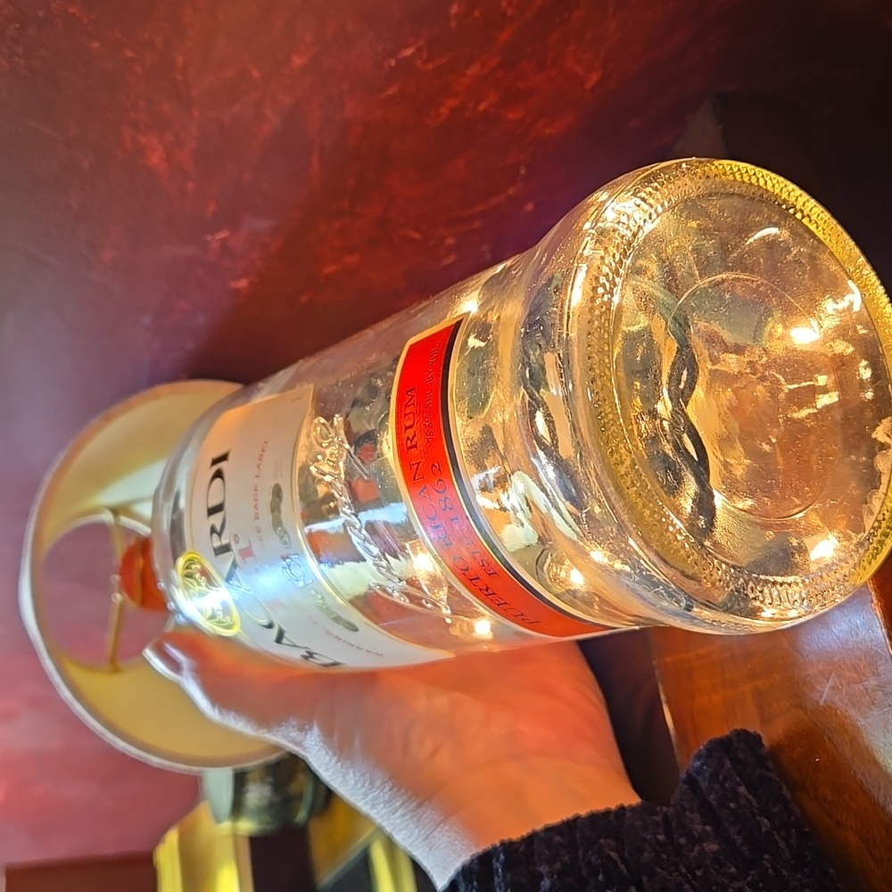 Bacardi 151 Lighted One Of A Kind Bottle Lamp - Picture 9 of 11
